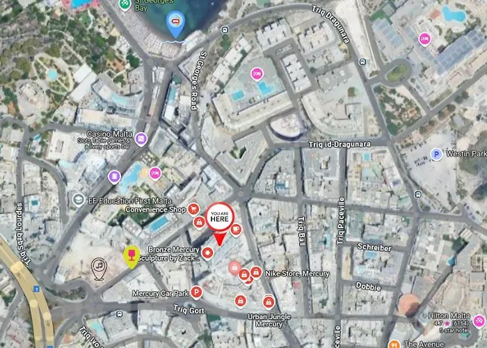 Chic & Cheeky Reside In Malta's Tallest Skyscraper Lejlighed *